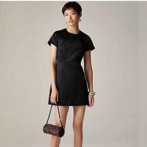 J.CREW Collection A-line mini dress in duchesse satin
